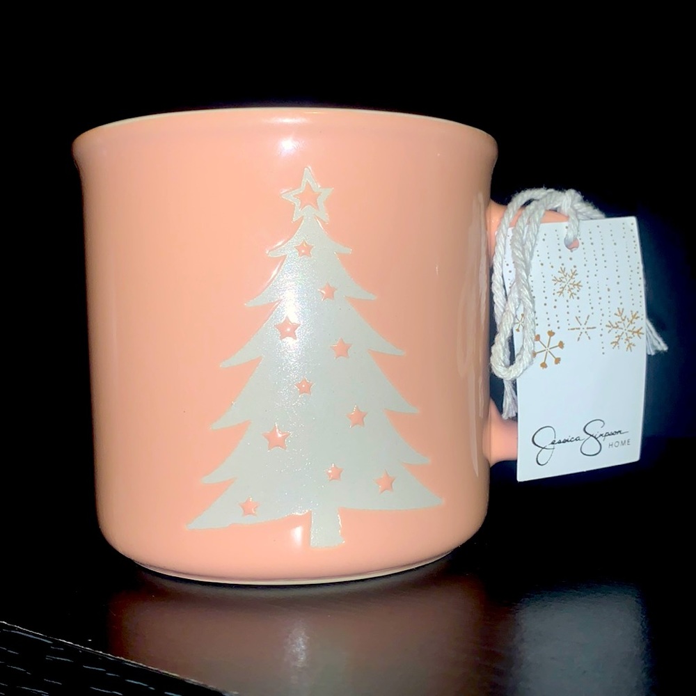 Pink Christmas Tree Mug